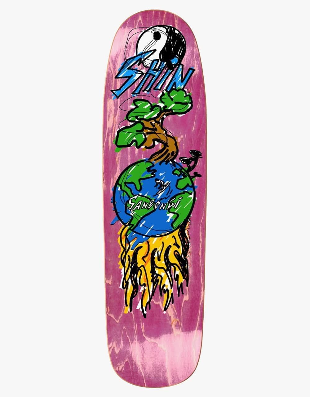 Polar Sanbongi Bonzai Ride Skateboard Deck - P9 Shape 8.625"