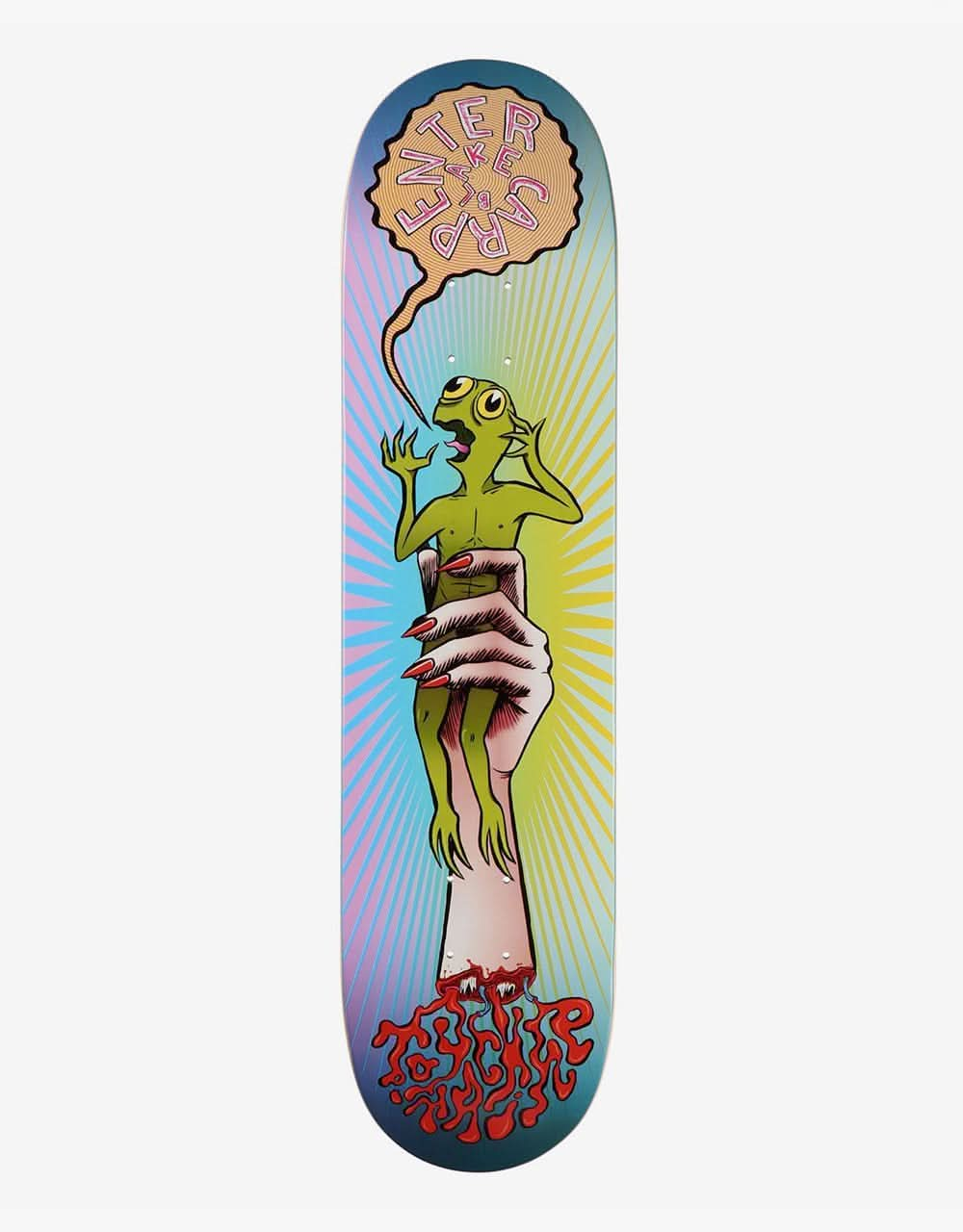 Toy Machine Carpenter Turtle in Hand Skateboard Deck - 8"