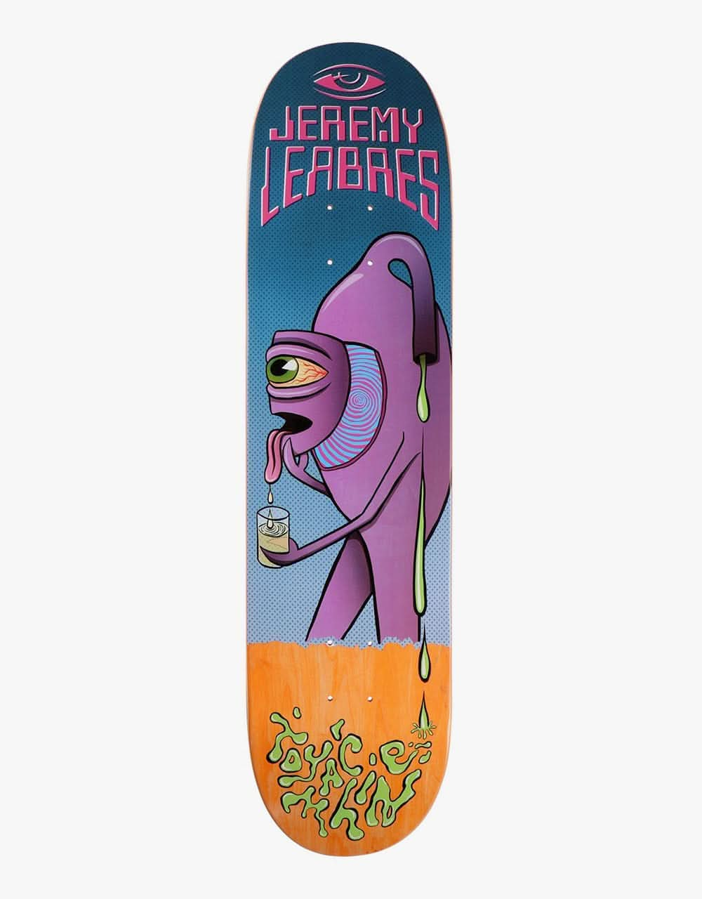 Toy Machine Leabres Face Off Skateboard Deck - 8.38"