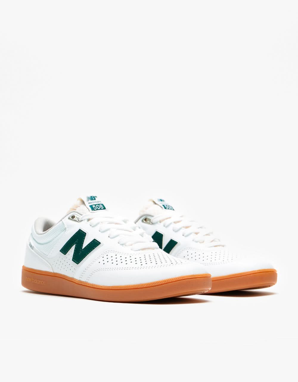 New Balance Numeric 508 Skate Shoes - White/Gum