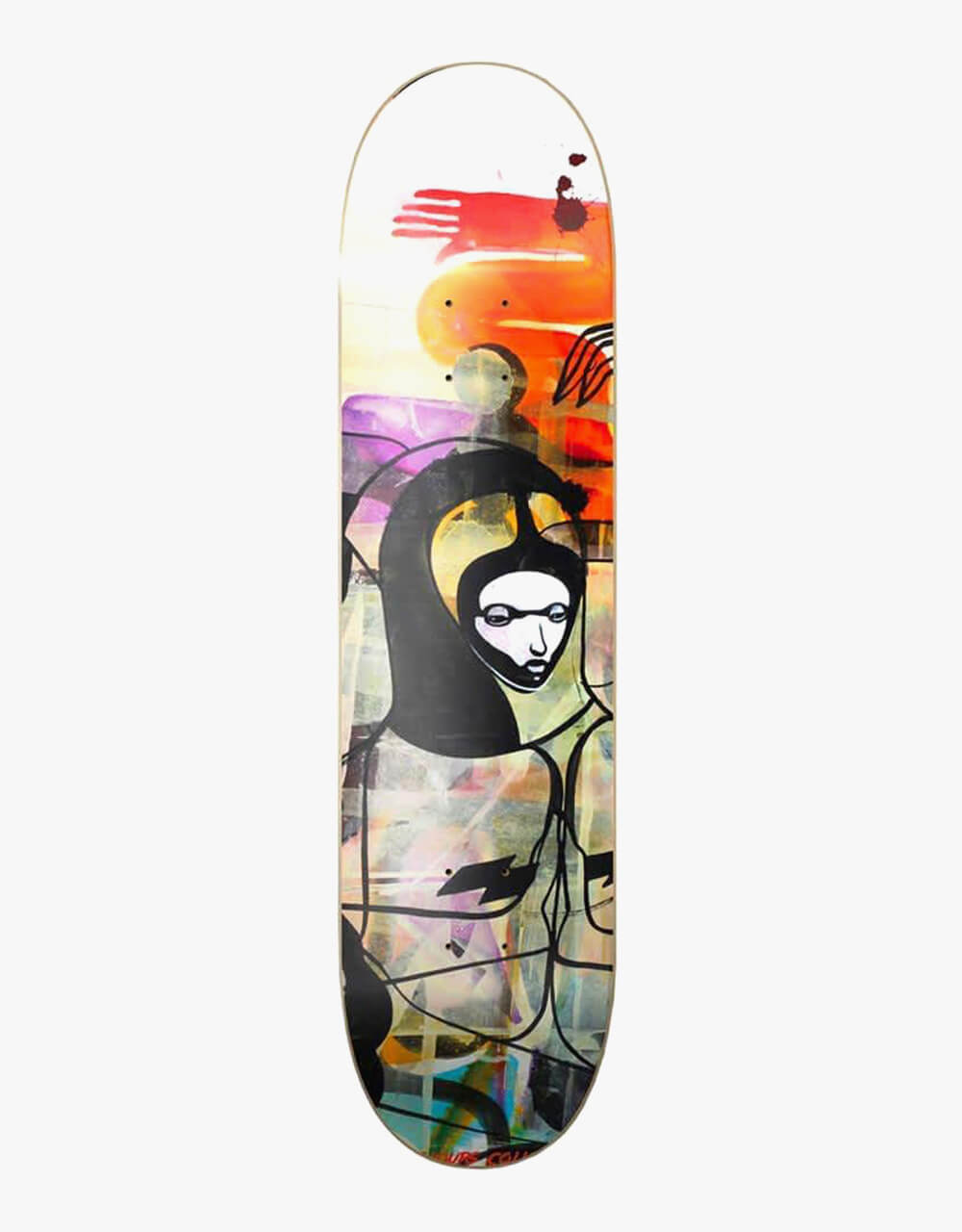 Tavola da skateboard Colors Collectiv x Will Barras Hart Grunge Queen - 8.