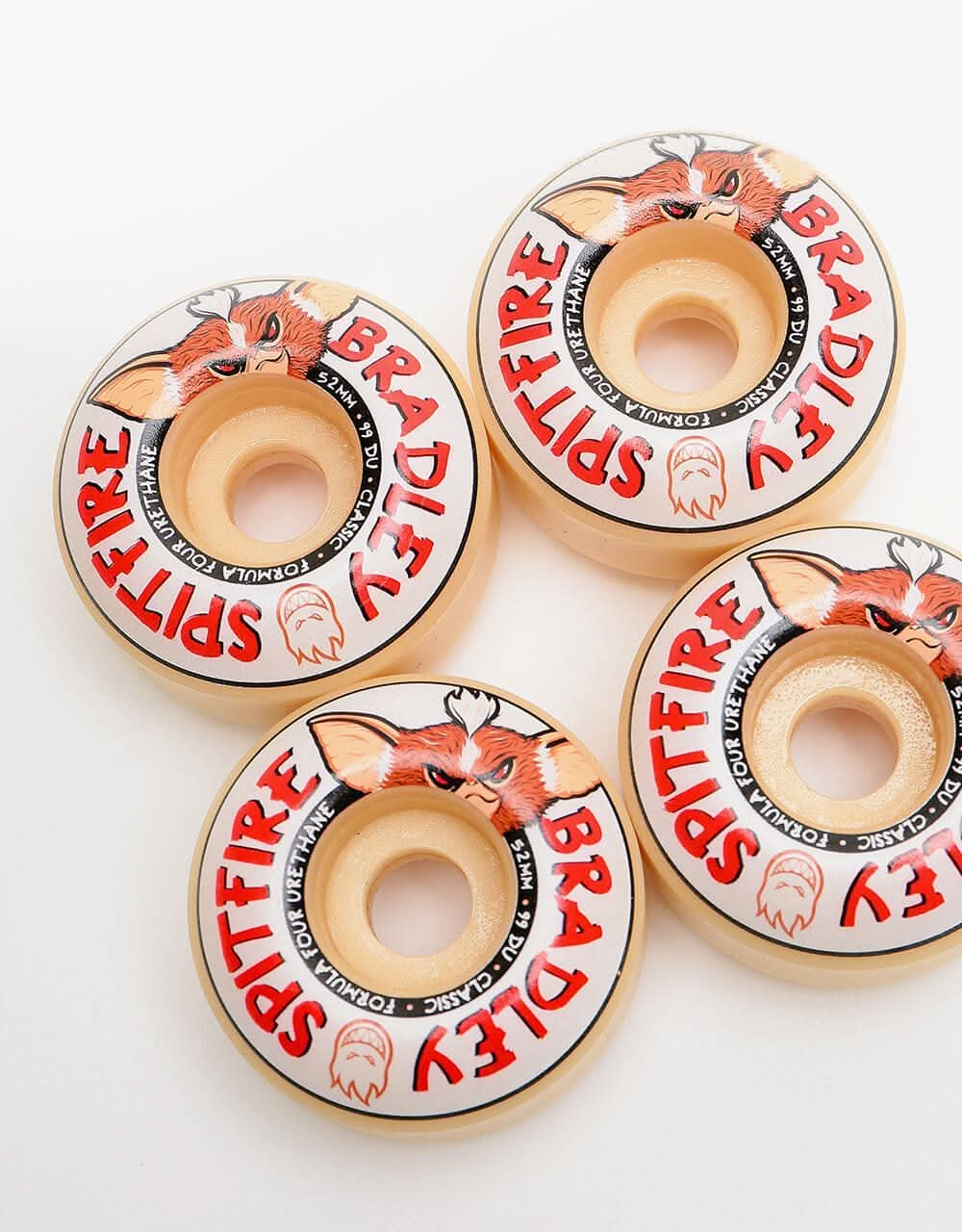 Spitfire Bradley Before Midnight Formula Four 99d Skateboard Wheels-52mm