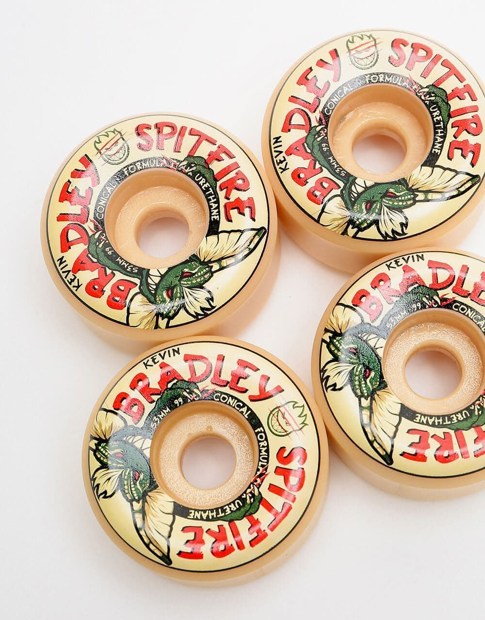 Spitfire Bradley Before Midnight Formula Four Conical 99d Skateboard Wheels - 53mm