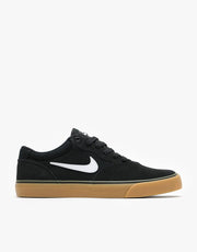 Nike SB Chron 2 Zapatos de skate - Negro/Blanco-Negro-Goma Marrón claro