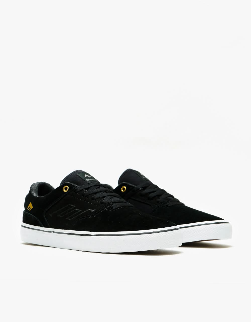 Emerica The Low Vulc Skateschuhe – Schwarz/Gold/Weiß