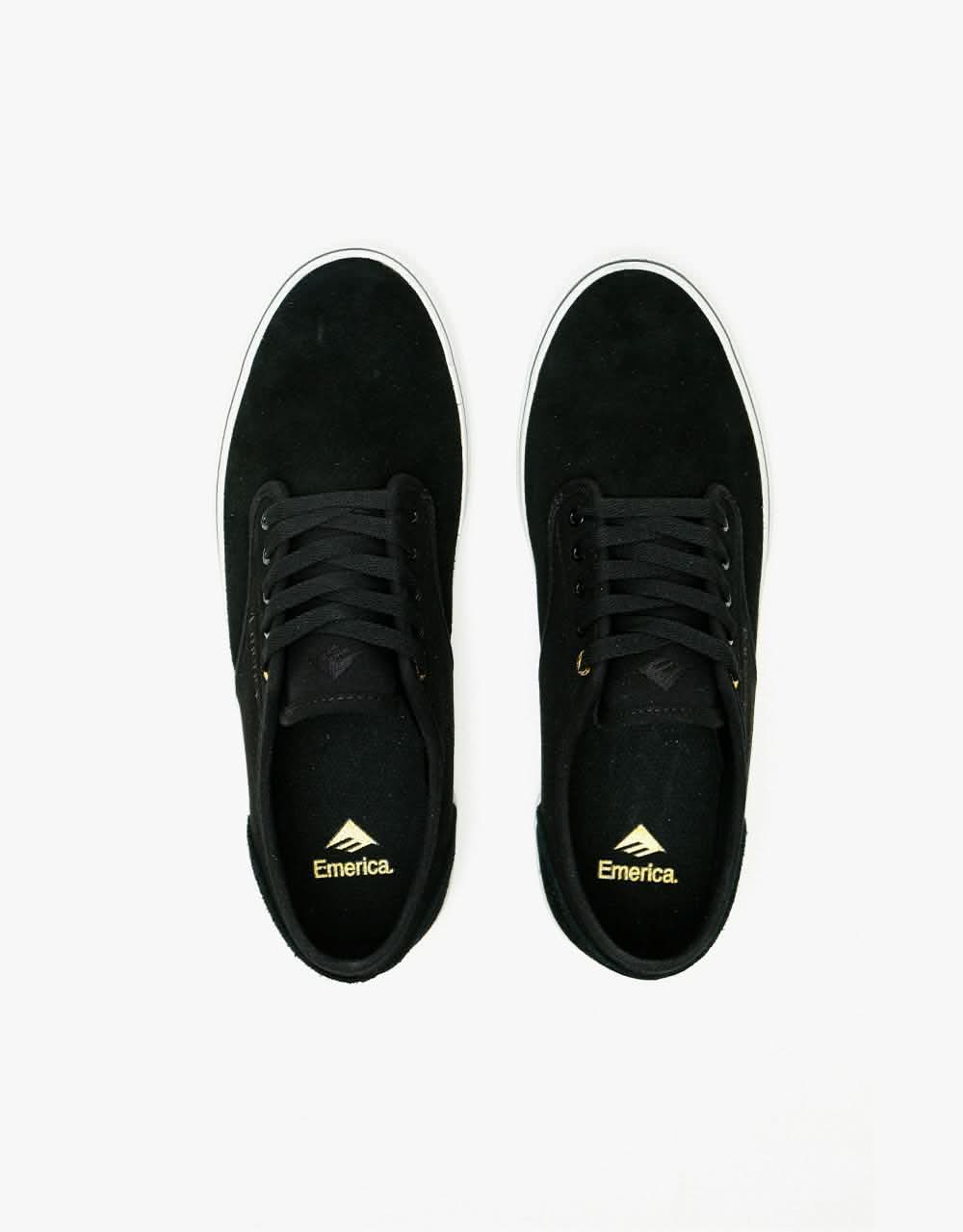 Emerica Wino Standard Skate Shoes - Black/White/Gold