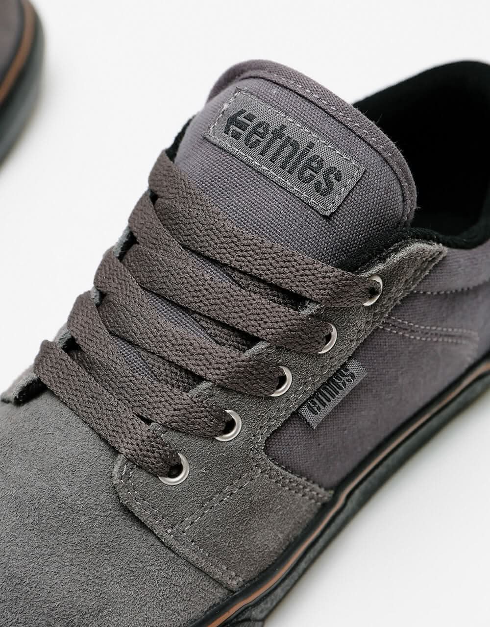 Etnies Barge LS Skate Shoes - Dark Grey/Black/Gum