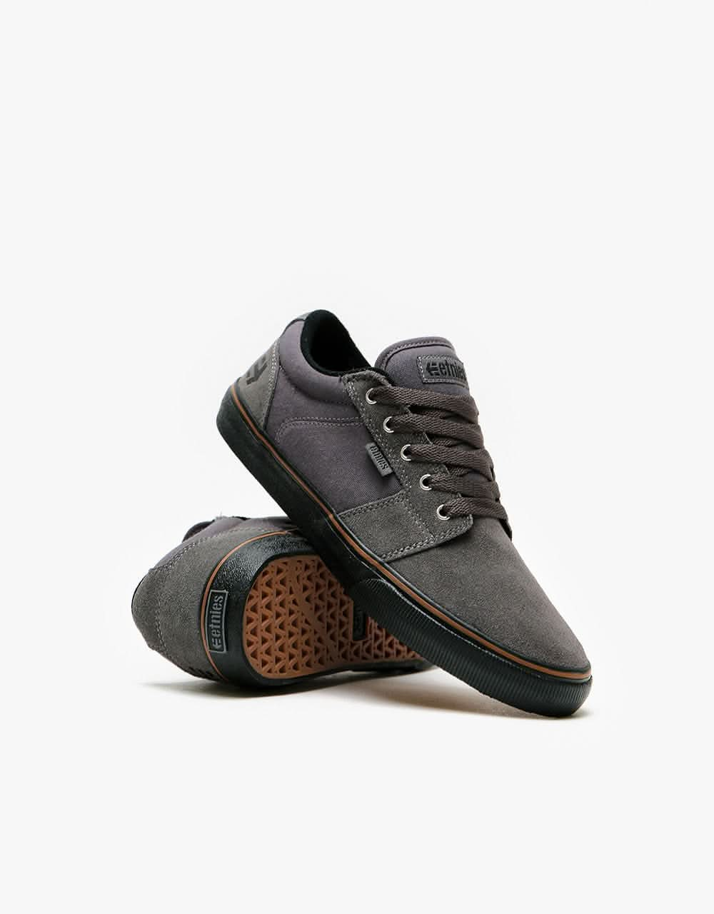 Etnies Barge LS Skate Shoes - Dark Grey/Black/Gum