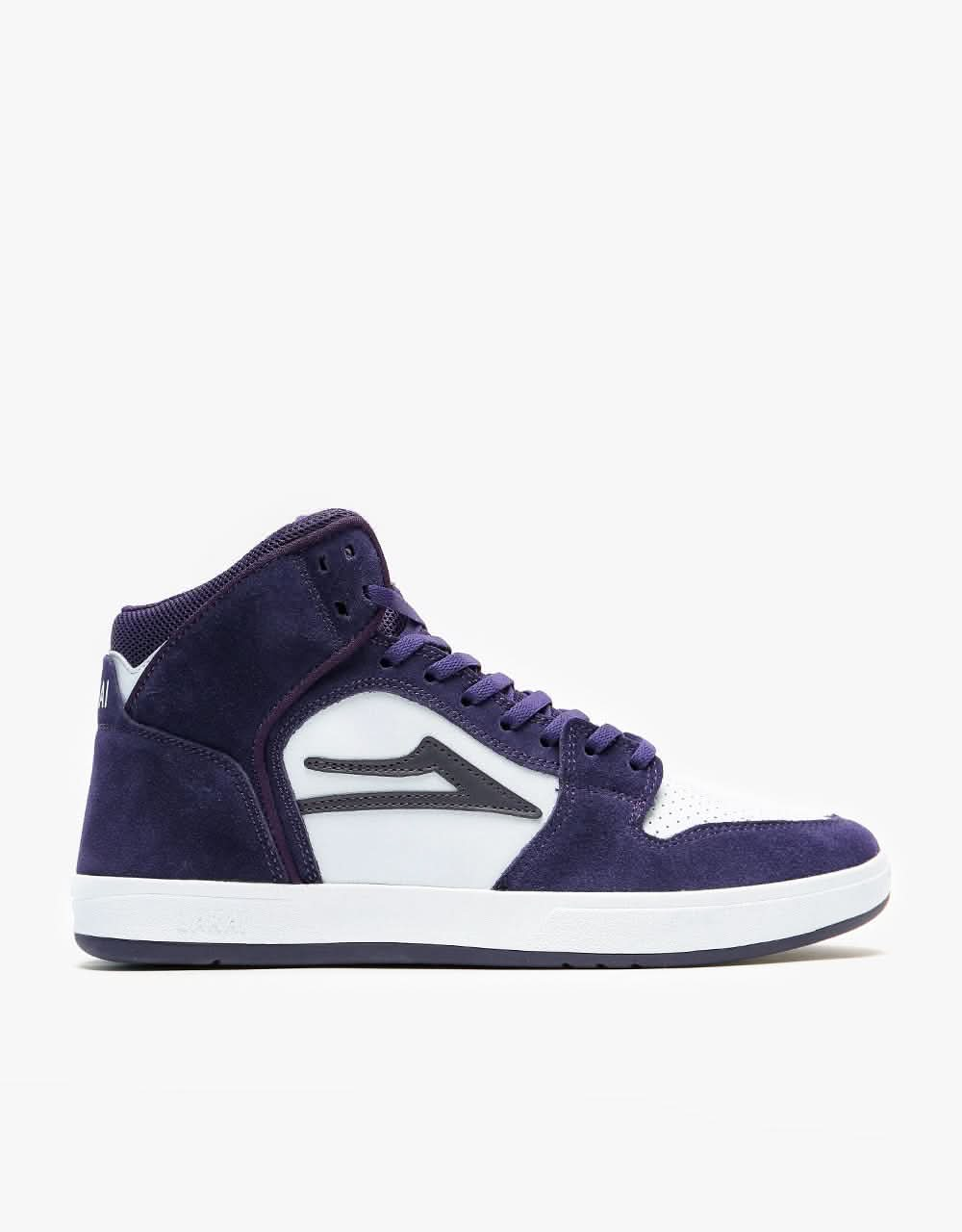 Lakai Telford Skate Shoes - Grape Suede