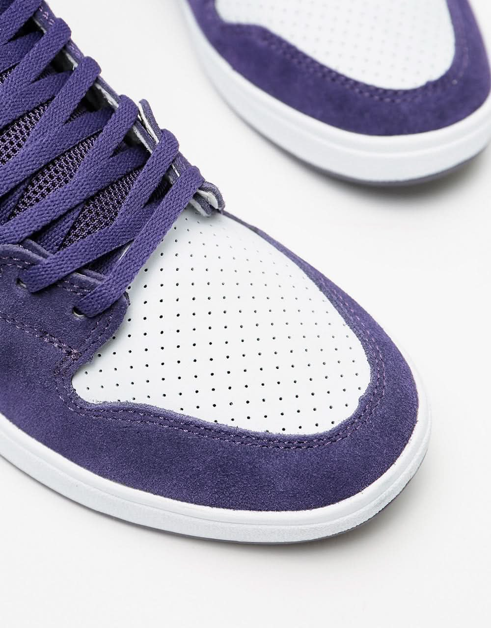 Lakai Telford Skate Shoes - Grape Suede