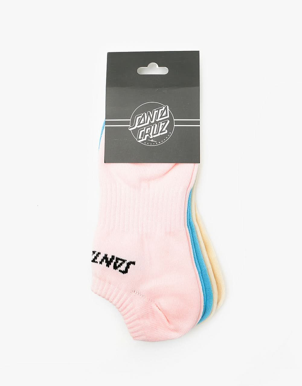 Santa Cruz Strip No Show Socks (3 Pack) - Assorted