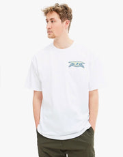 Anti Hero Basic Eagle Chest T-Shirt - White/Yellow-Blue