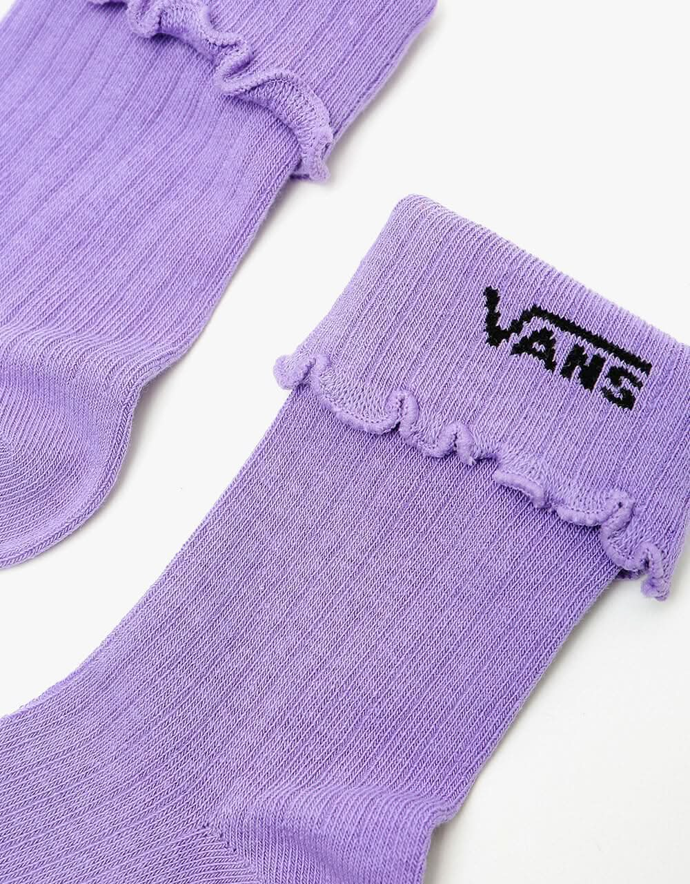 Vans Womens Ruffle Edge Socks - Chalk Violet