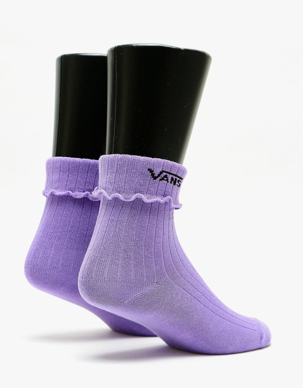 Vans Womens Ruffle Edge Socks - Chalk Violet