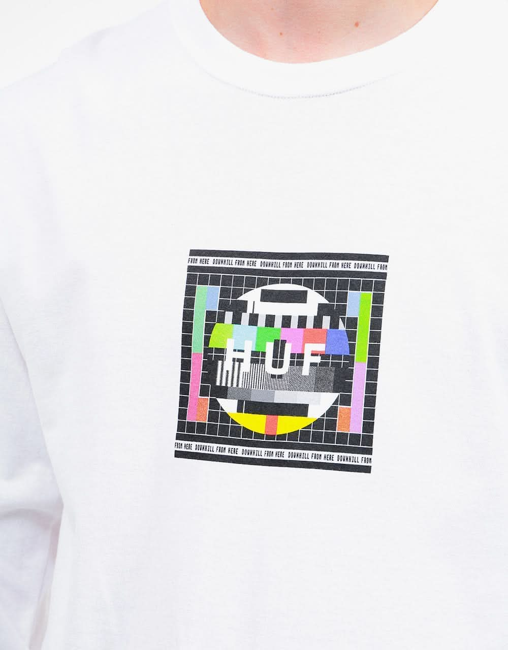 HUF Test Screen L/S T-Shirt - White