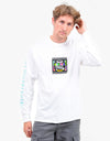 HUF Test Screen L/S T-Shirt - White