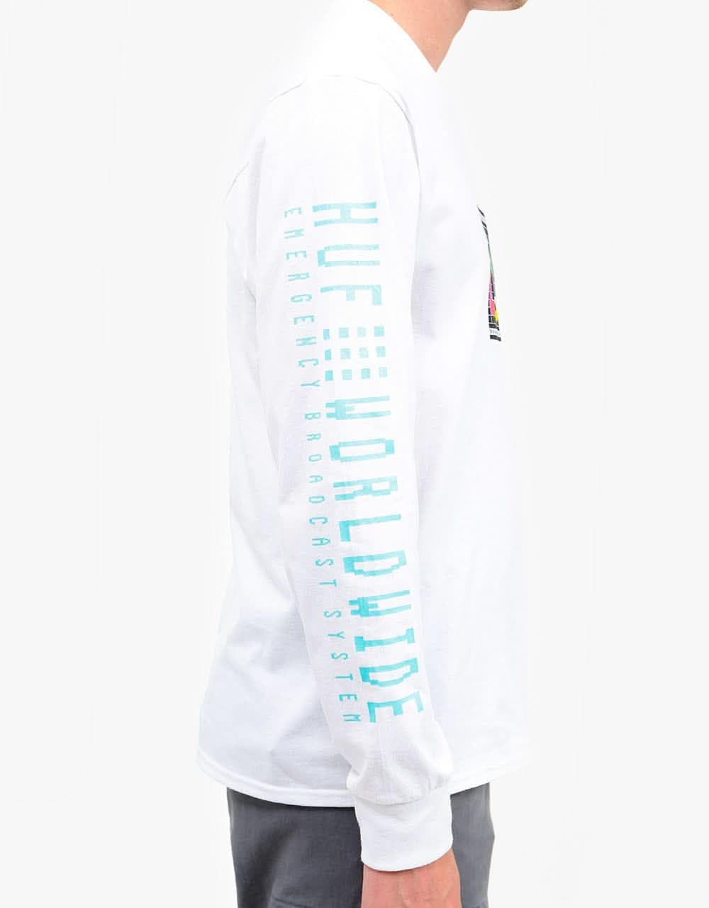 HUF Test Screen L/S T-Shirt - White