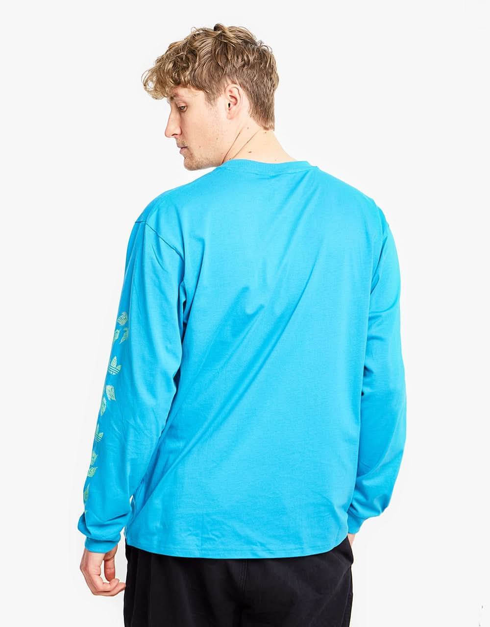 adidas Nora G L/S T-Shirt - Sonic Aqua/Signal Green