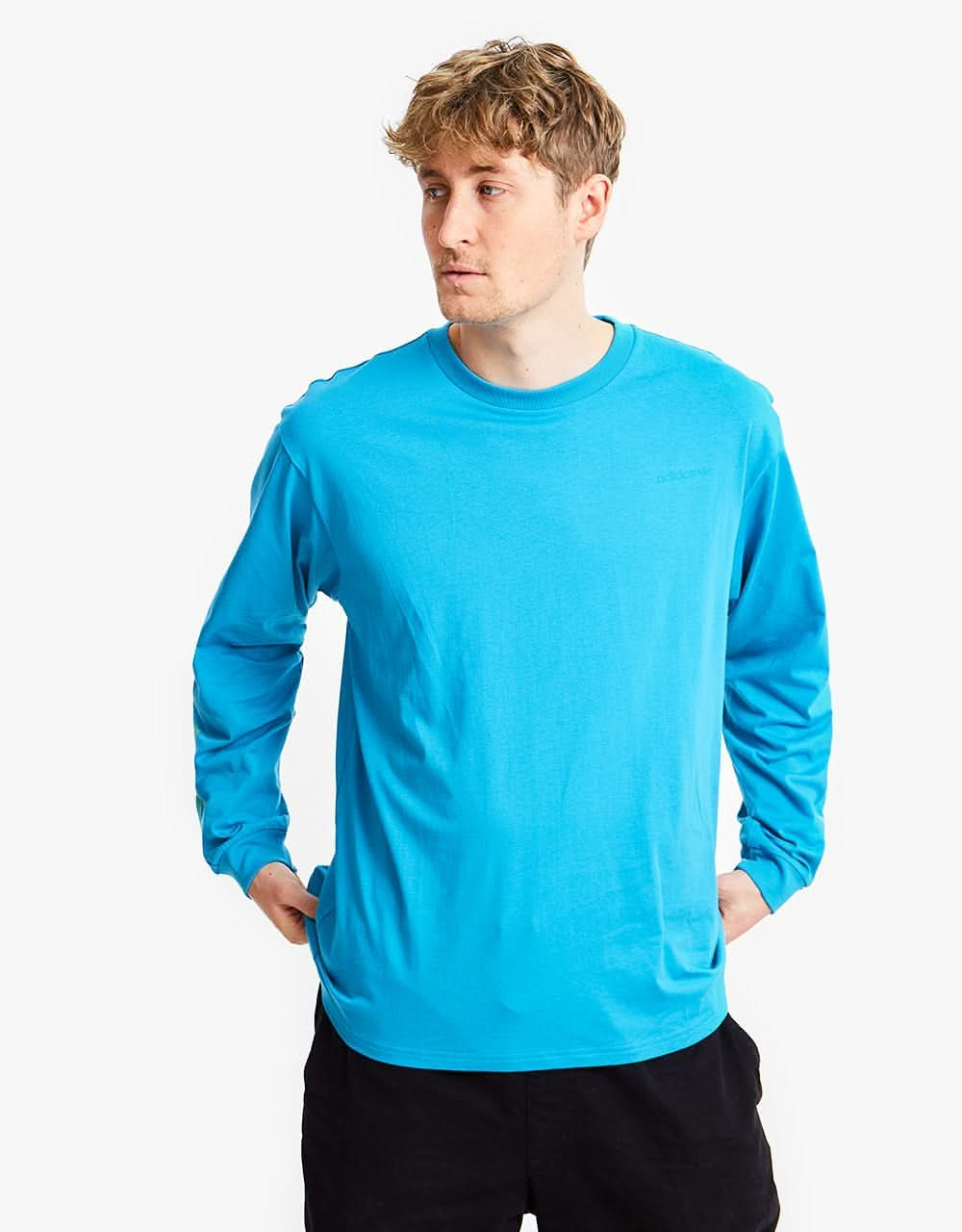 adidas Nora G L/S T-Shirt - Sonic Aqua/Signal Green