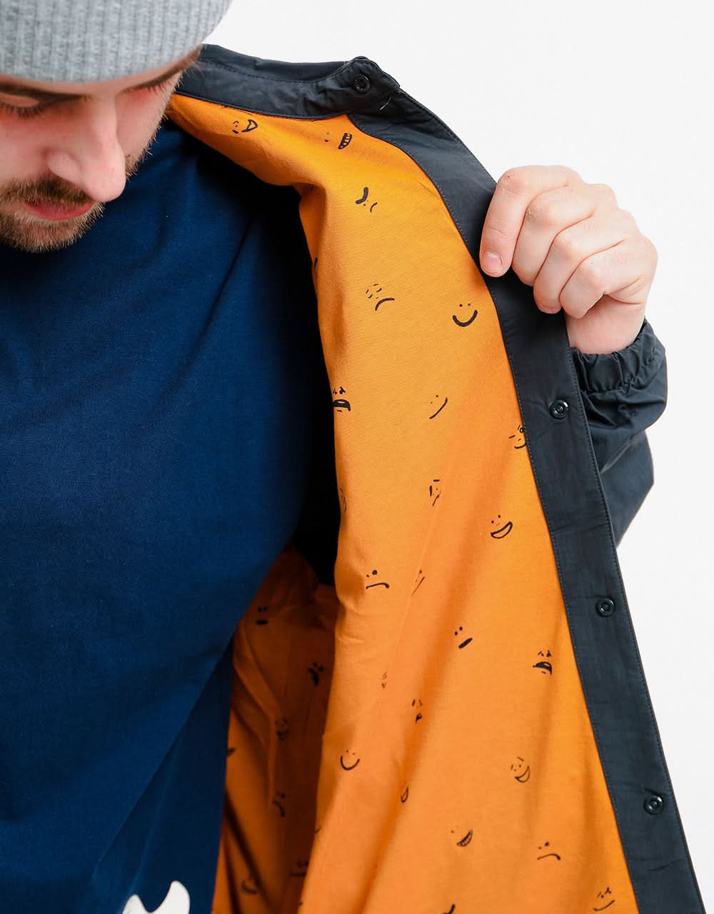 adidas Shmoofoil Coach Jacket - Carbon/Focus Orange/White