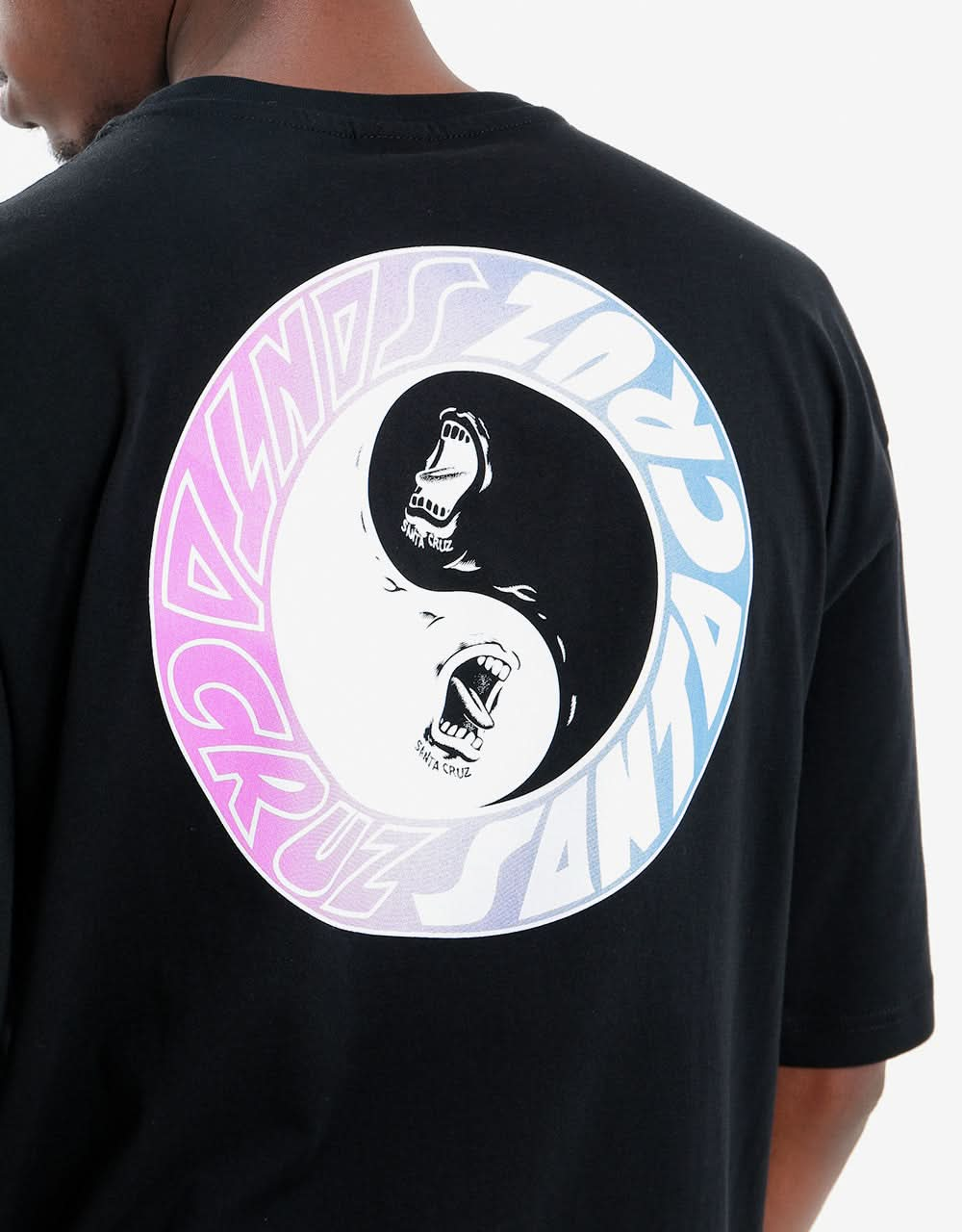 Santa Cruz Scream Ying Yang Ring T-Shirt - Black