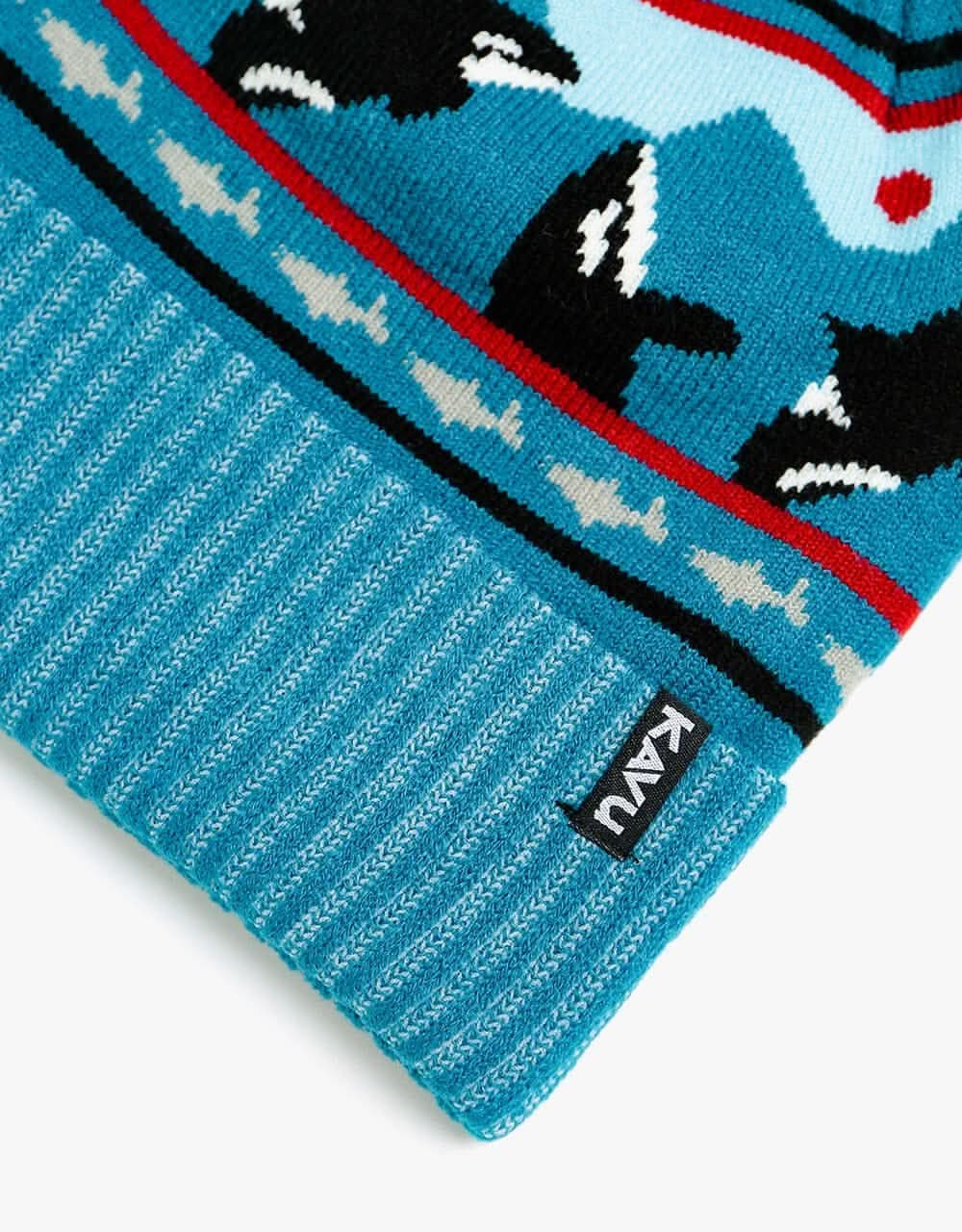 KAVU Herschel Bobble Beanie - Orca