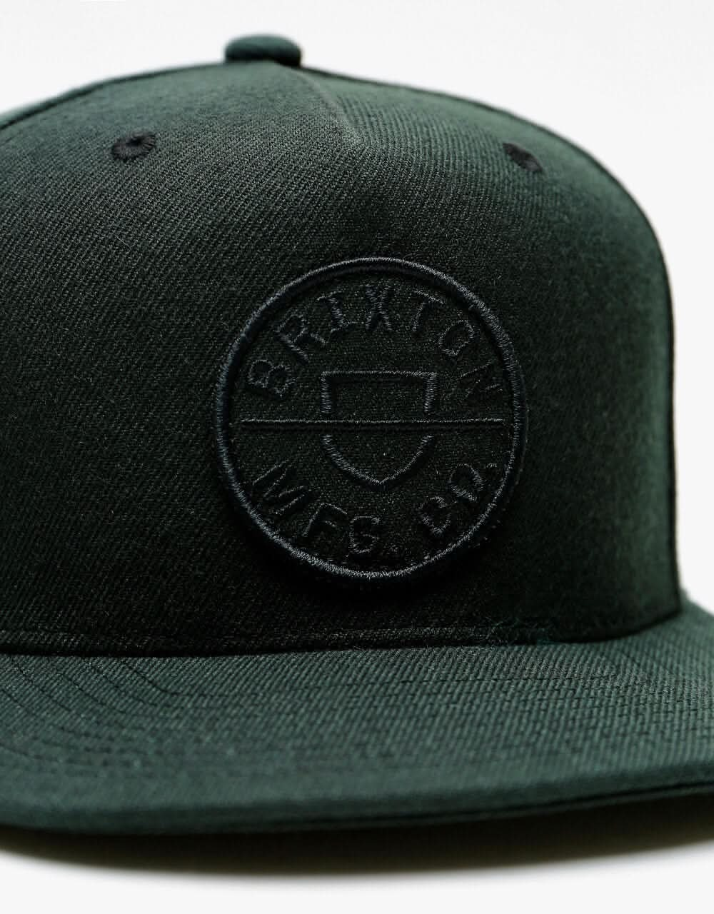 Brixton Crest C MP Snapback - Pigment Black