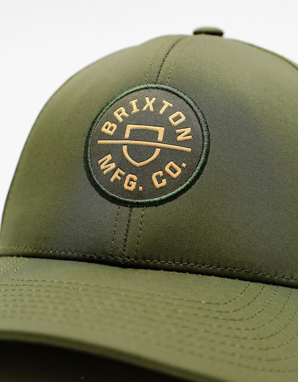 Brixton Crest X MP Snapback - Military Olive