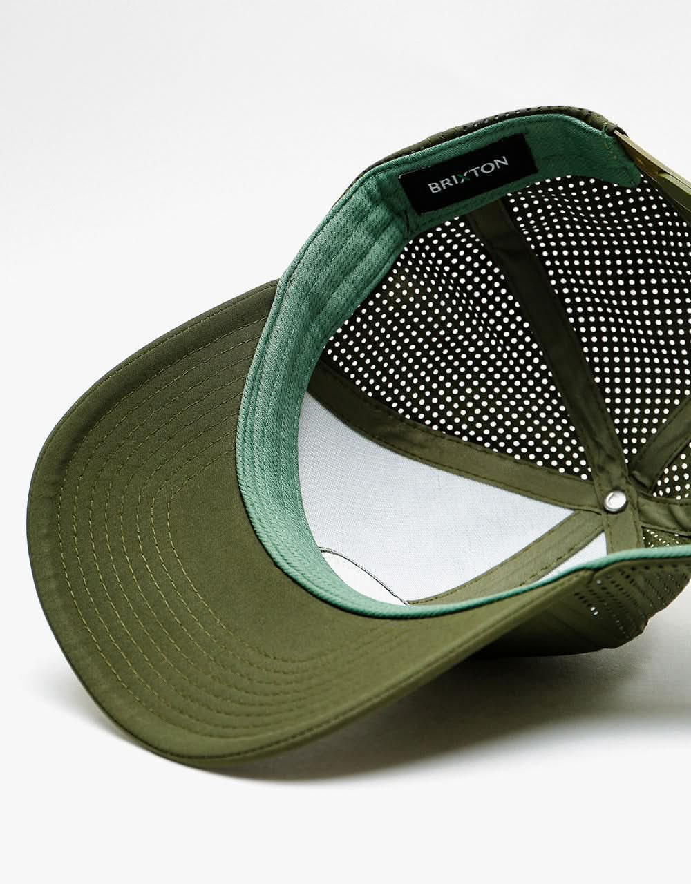 Brixton Crest X MP Snapback - Military Olive