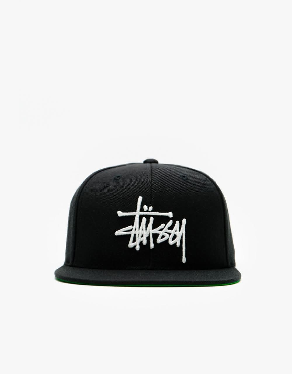 Stüssy Basic Stock Snapback Cap - Black