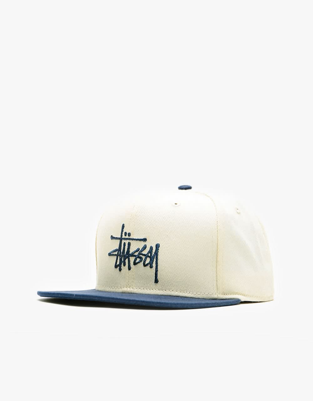 Stüssy 2-Tone Team Strapback Cap - Natural