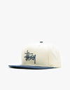 Stüssy 2-Tone Team Strapback Cap - Natural