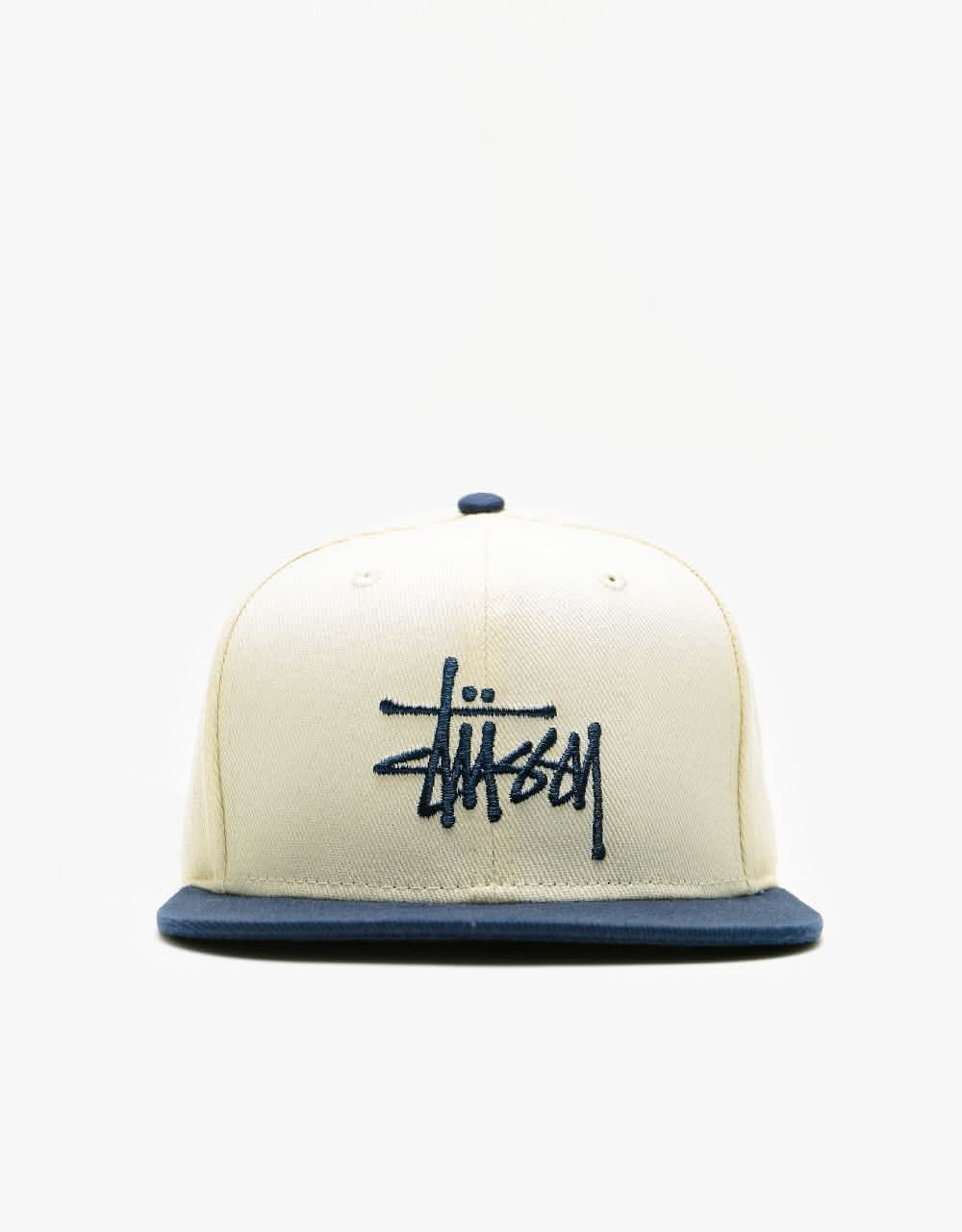 Stüssy 2-Tone Team Strapback Cap - Natural