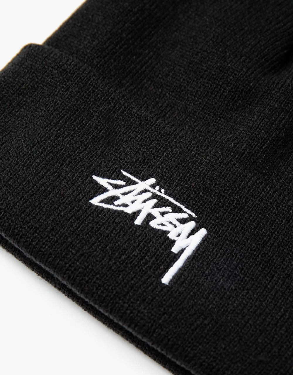 Stüssy Stock Cuff Beanie - Black