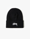 Stüssy Stock Cuff Beanie - Black