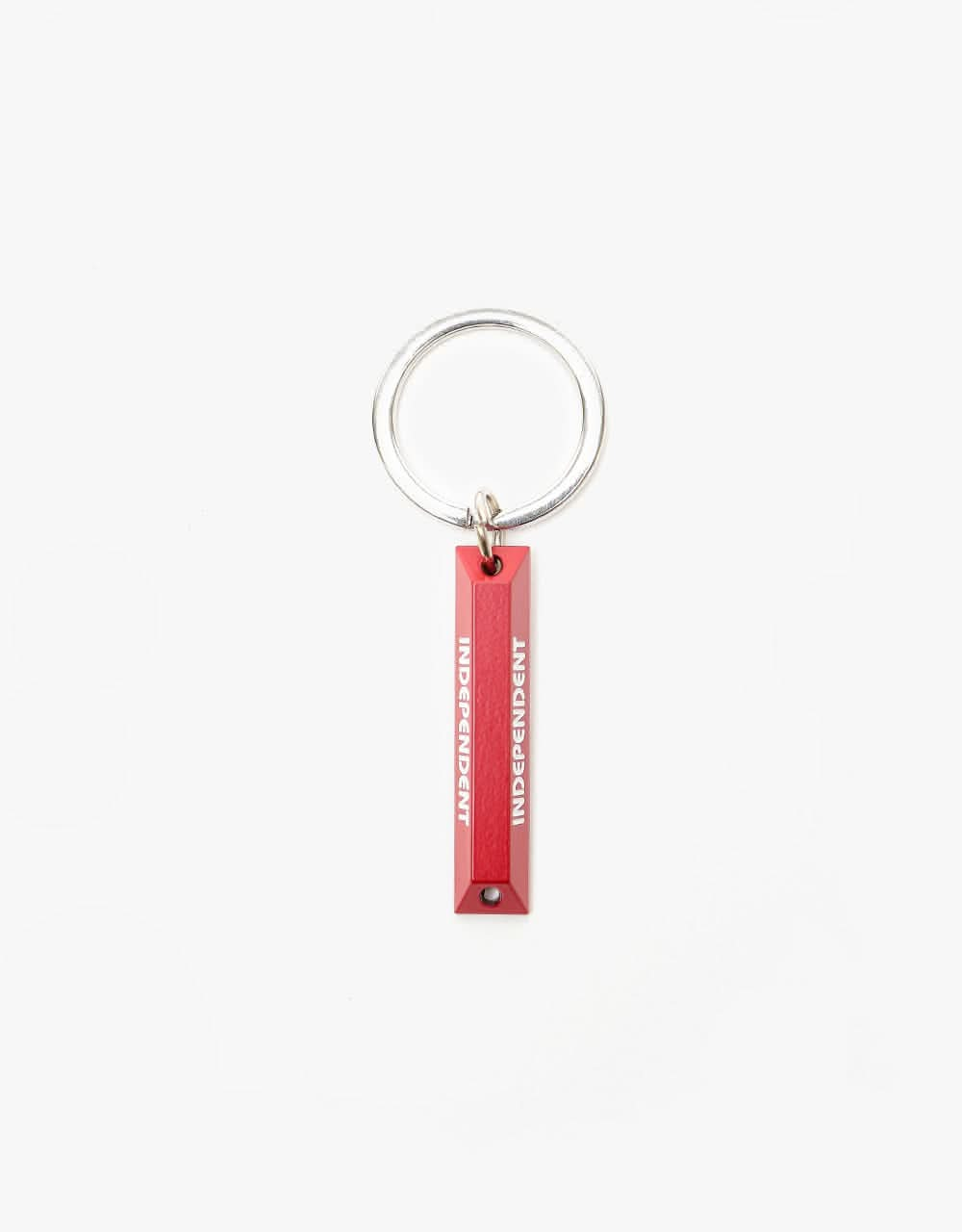 Independent Curb Keyring - Red