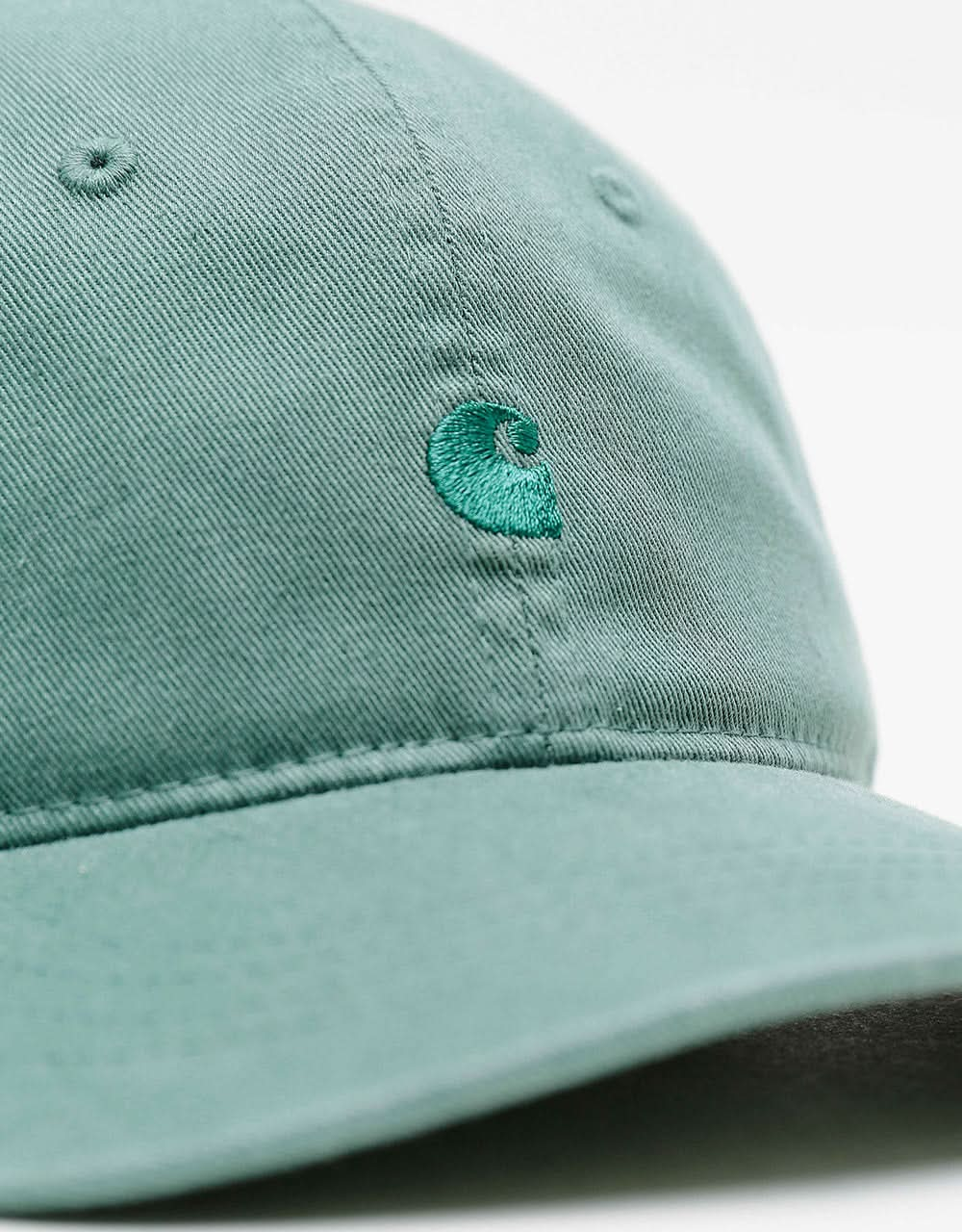 Carhartt WIP Madison Logo Cap - Eucalyptus/Frasier