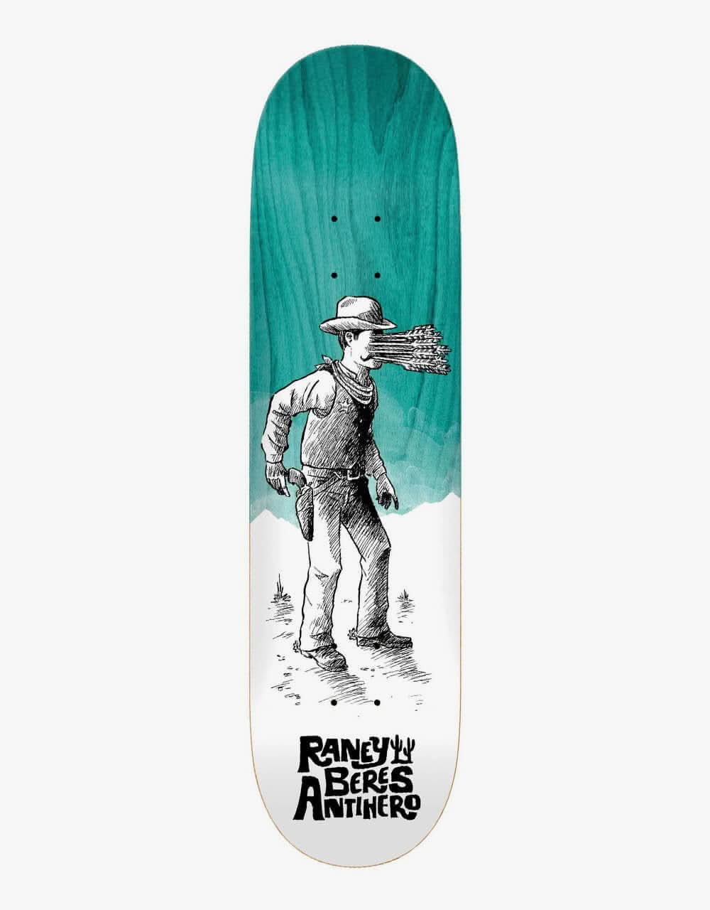 Anti Hero Raney How the West Skateboard Deck - 8.25"