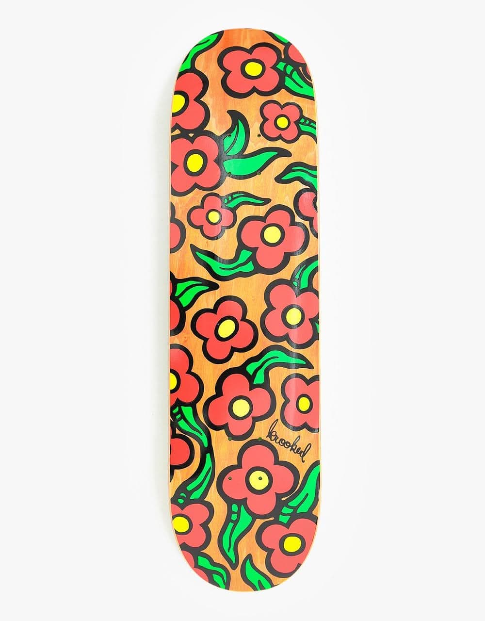 Krooked Wild Style Flowers Skateboard Deck