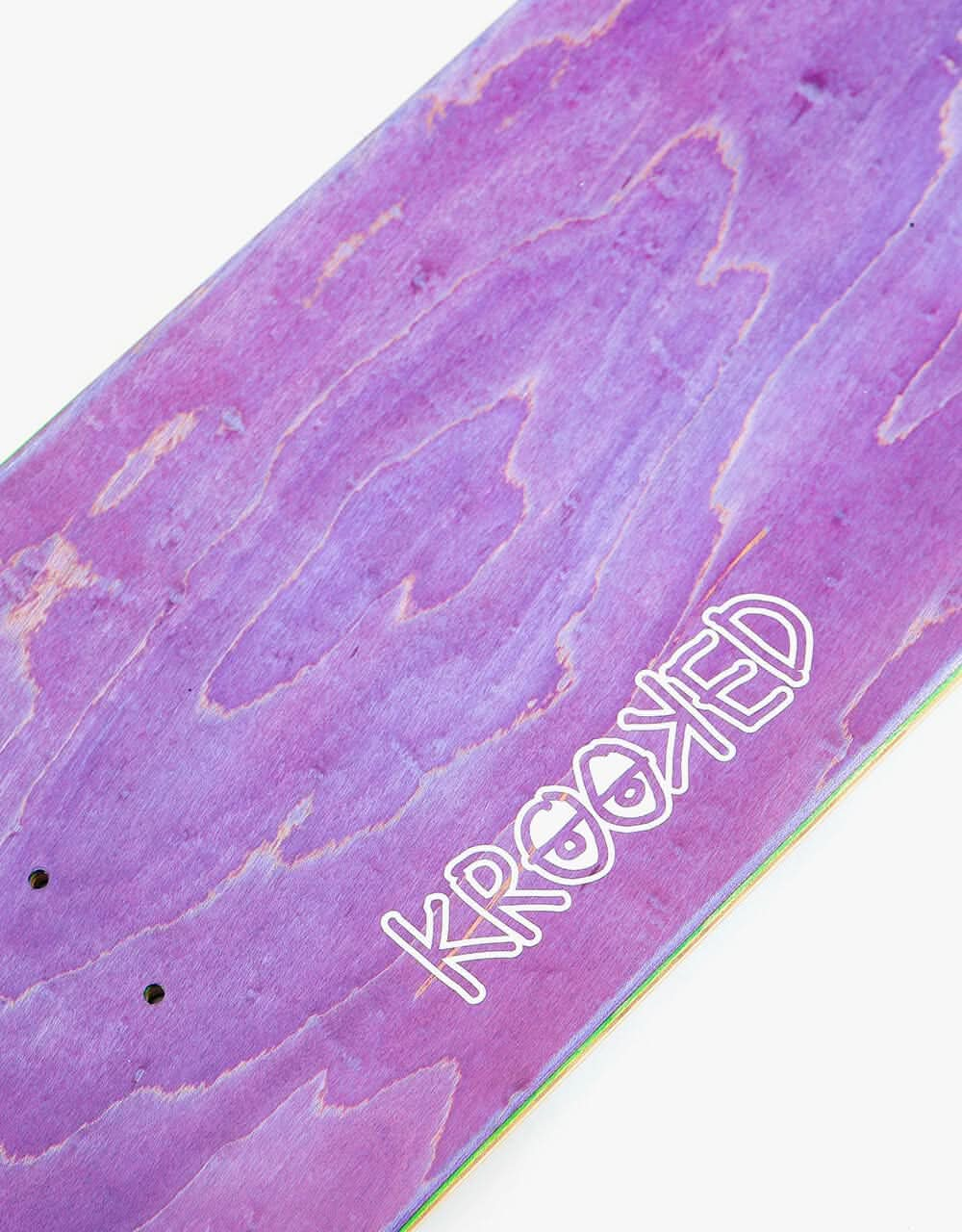 Krooked Wild Style Flowers Skateboard Deck - 8.5"