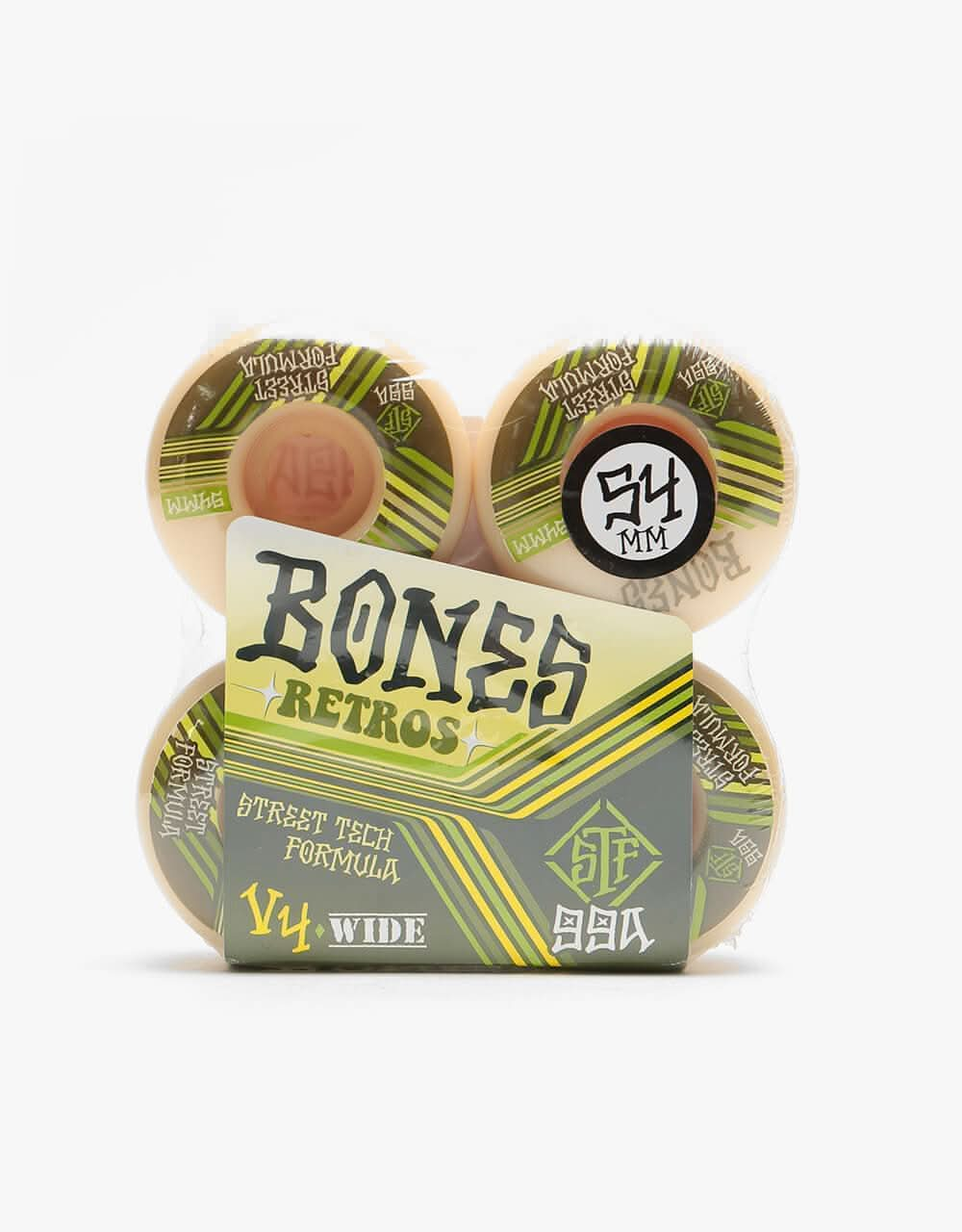 Bones Retros V4 Wide STF 99a Skateboard Wheel - 54mm