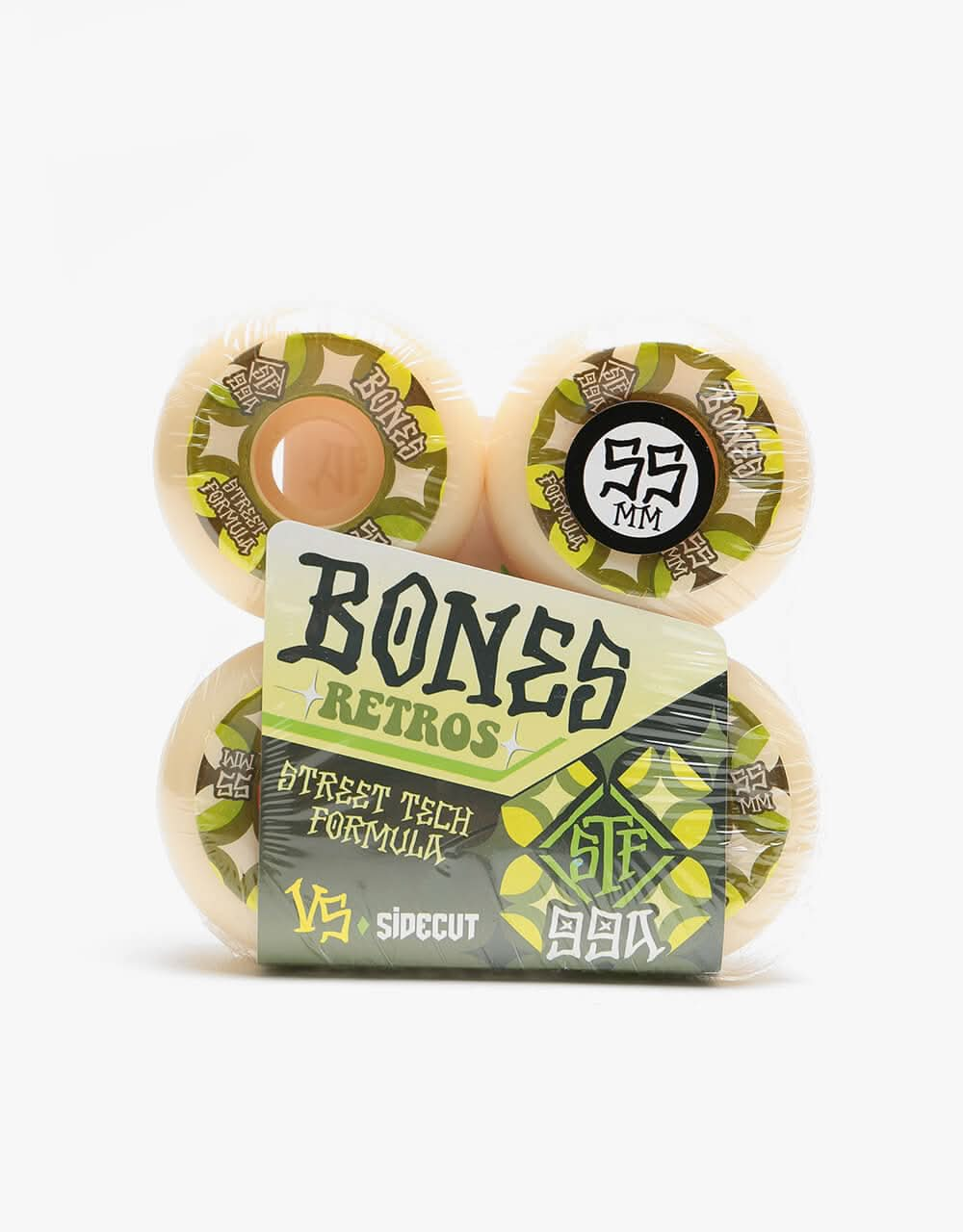 Bones Retros V5 Sidecut STF 99a Skateboard Wheel - 55mm