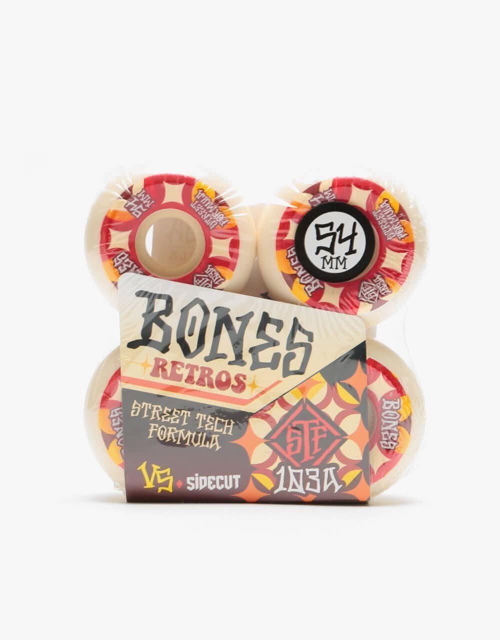 Bones Retros V5 Sidecut STF 103a Skateboard Wheel - 54mm