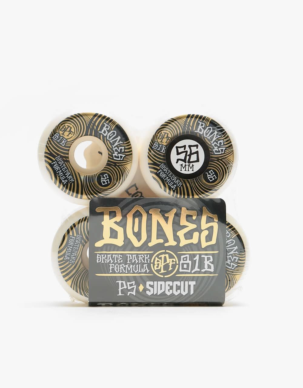 Bones Ripples P5 Sidecut SPF 81b Skateboard Wheel - 56mm