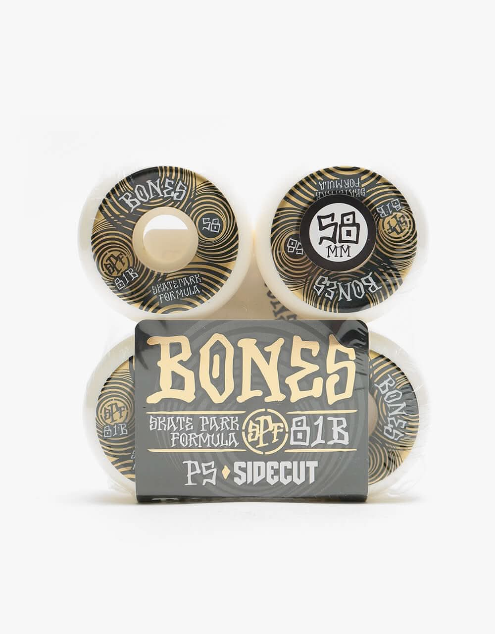 Bones Ripples P5 Sidecut 81b SPF Skateboard Wheel - 58mm