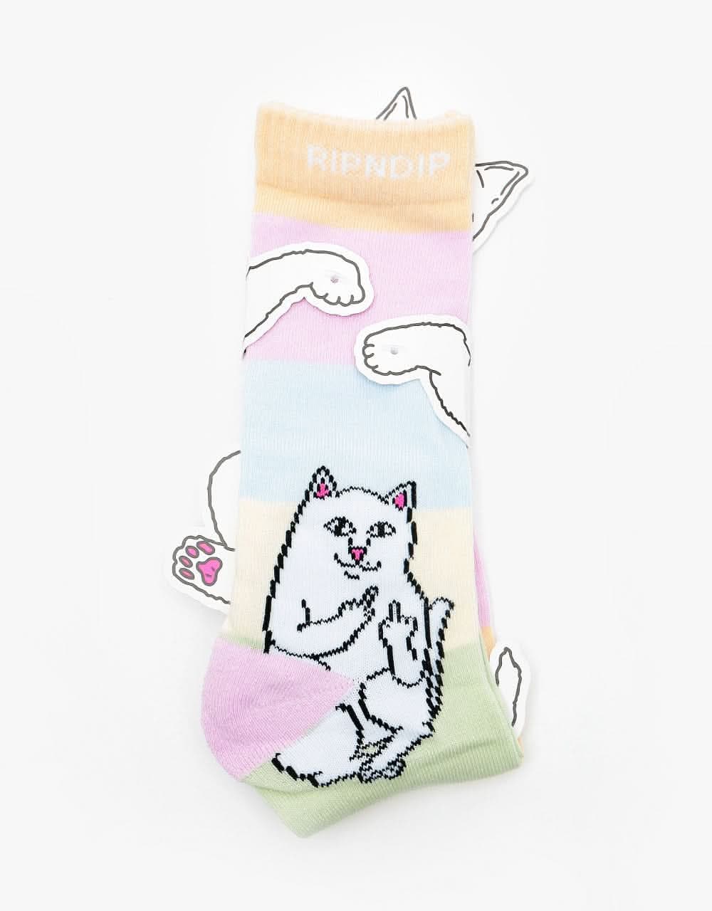 RIPNDIP Lord Nermal Mid City Socks - Multi