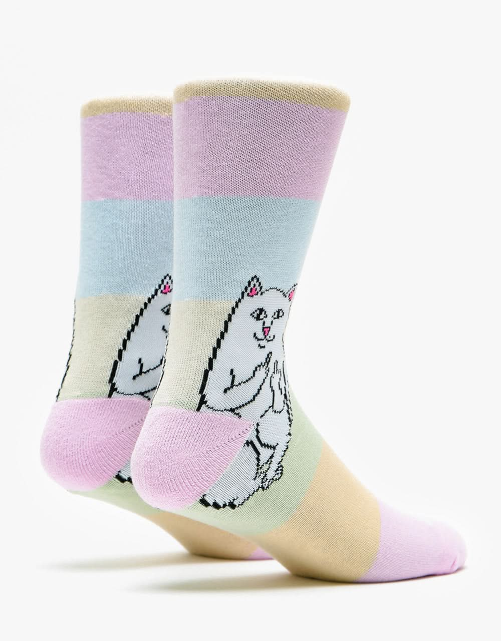 RIPNDIP Lord Nermal Mid City Socks - Multi