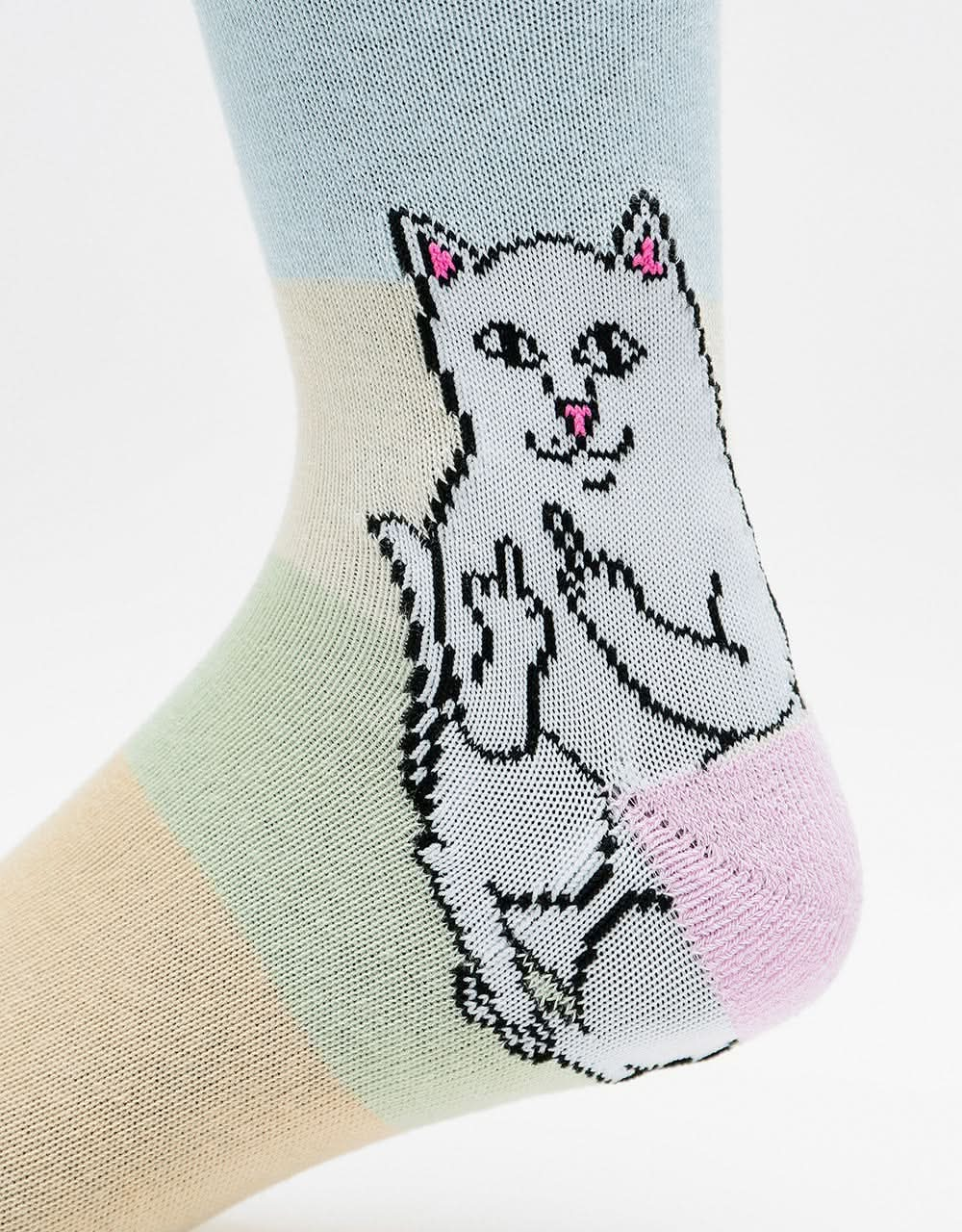 RIPNDIP Lord Nermal Mid City Socks - Multi