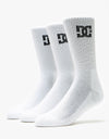 DC Crew 3 Pack Socks - Snow White