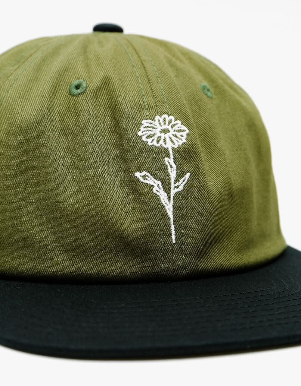 Obey Obey Unity 6 Panel Snapback Cap - Olive Multi